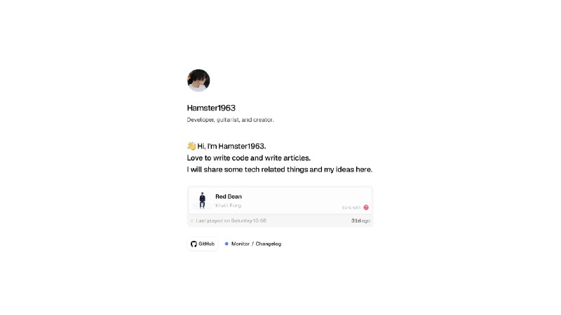 NextMe 一个简洁的博客框架